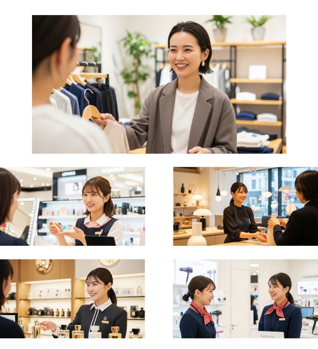 それぞれの分野で活躍する社員